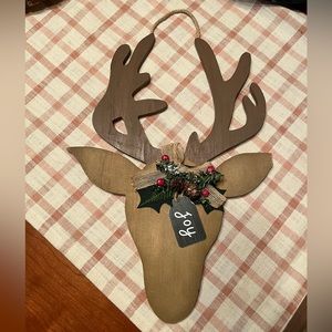 Holiday Reindeer Door Hanger